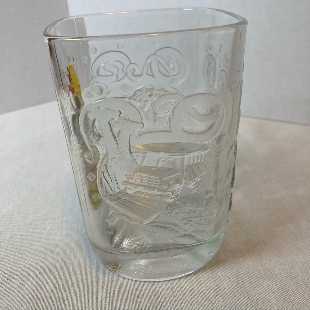McDonald’s Disney Millennium 2000 Mickey Mouse Celebration Glass Tumbler - Picture 3 of 10